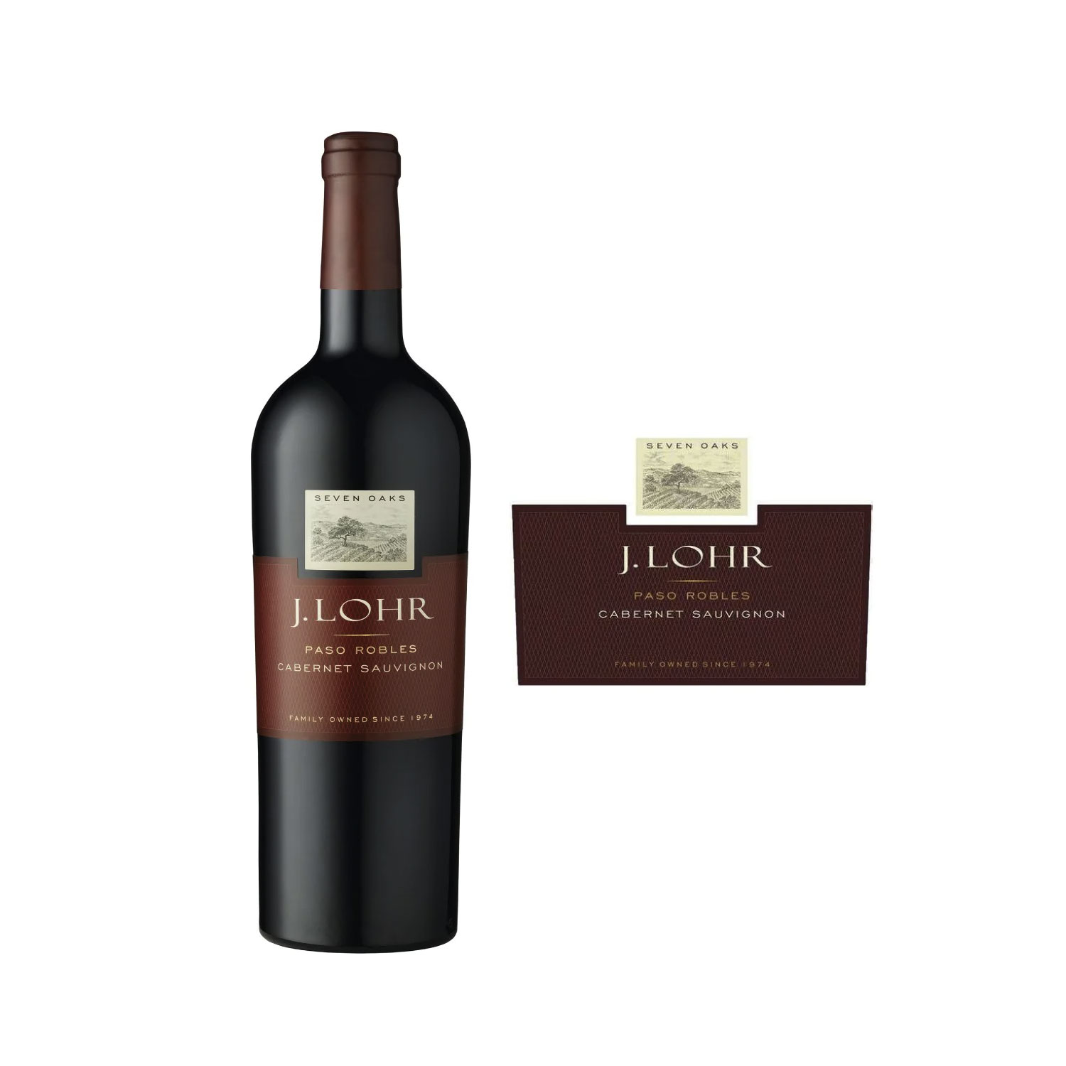 J. Lohr Estates Seven Oaks Cabernet Sauvignon 2020 (750 ml) - Image 2