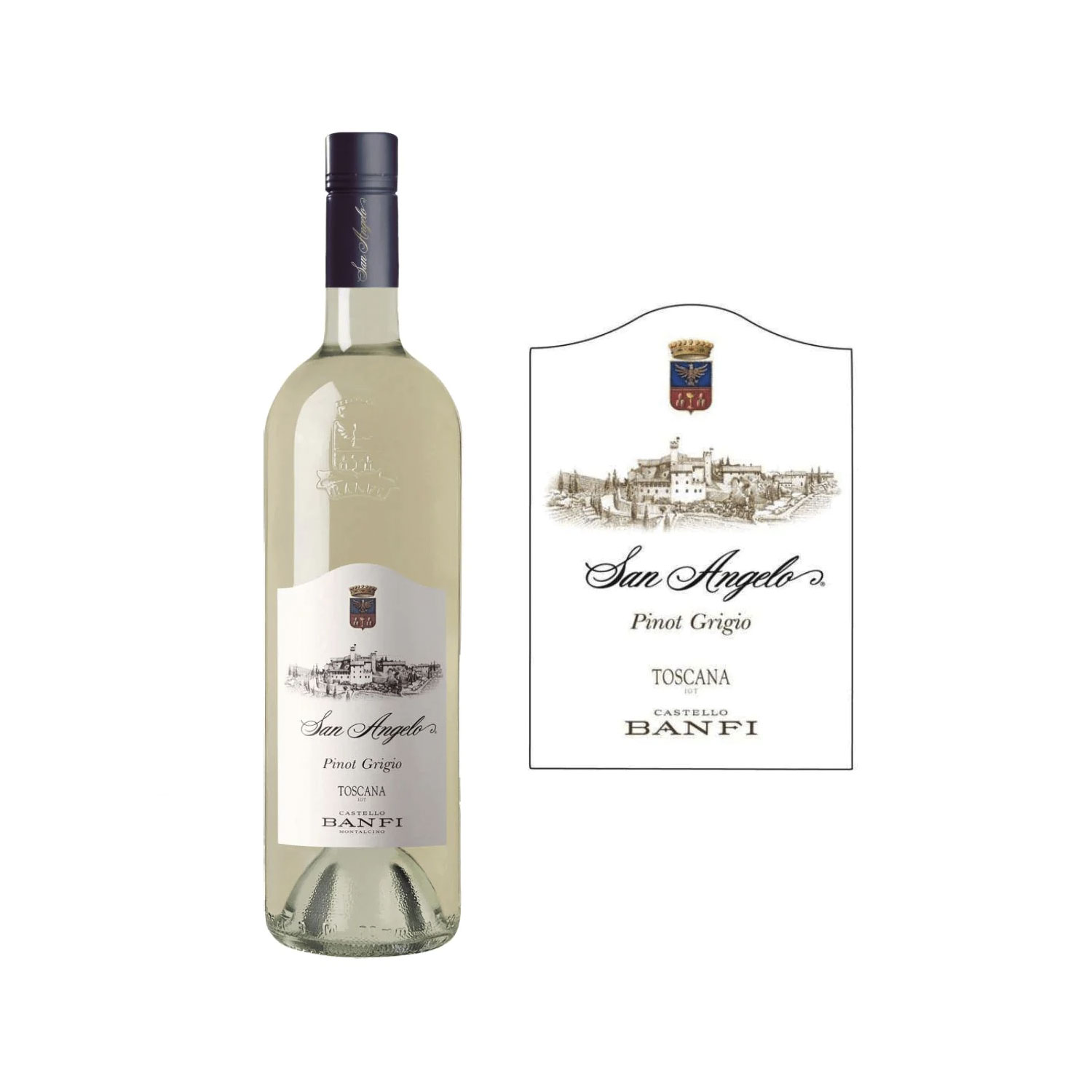Banfi San Angelo Pinot Grigio Toscana 2021 (750 ml) - Image 2