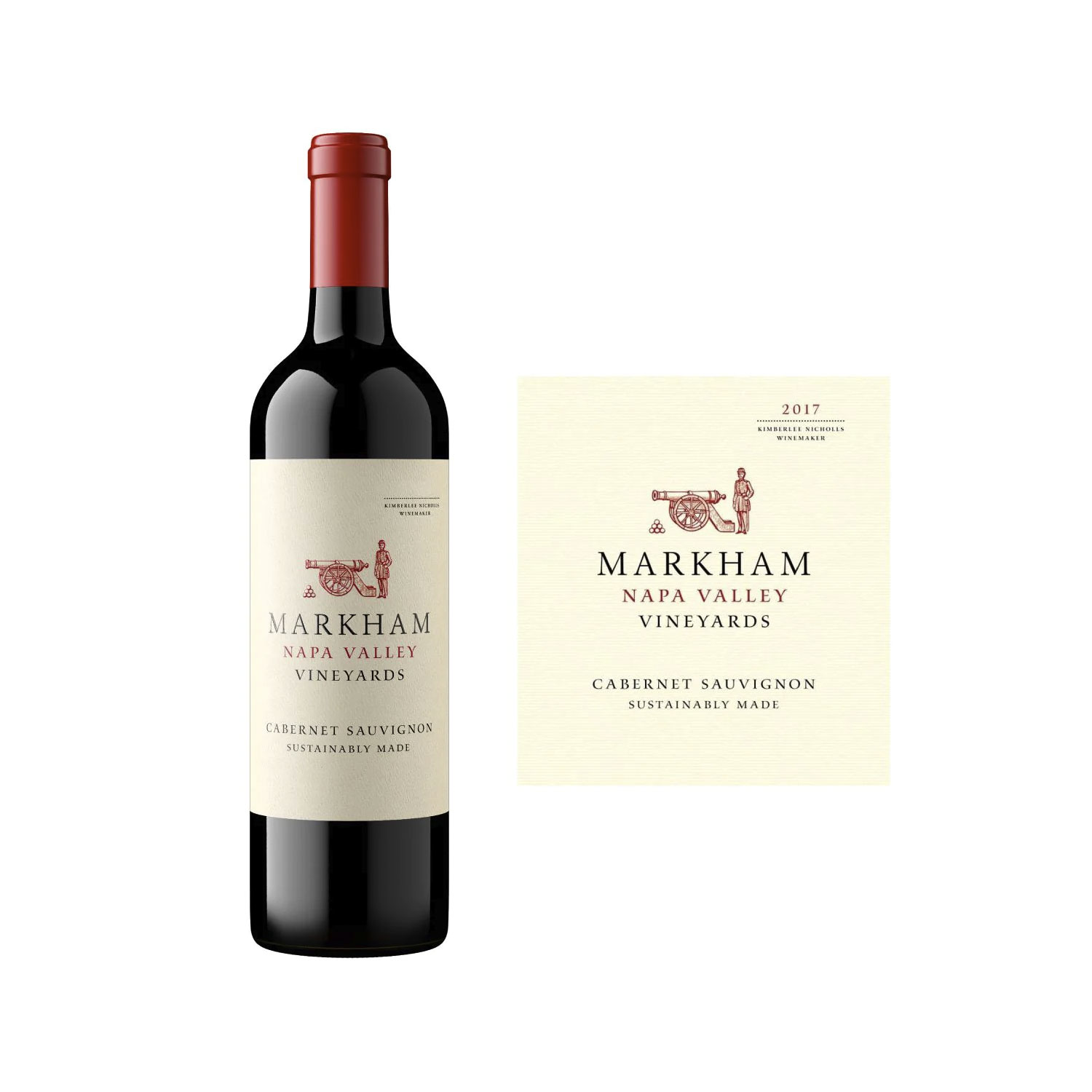 Markham Vineyards Cabernet Sauvignon 2018 (750 ml) - Image 2