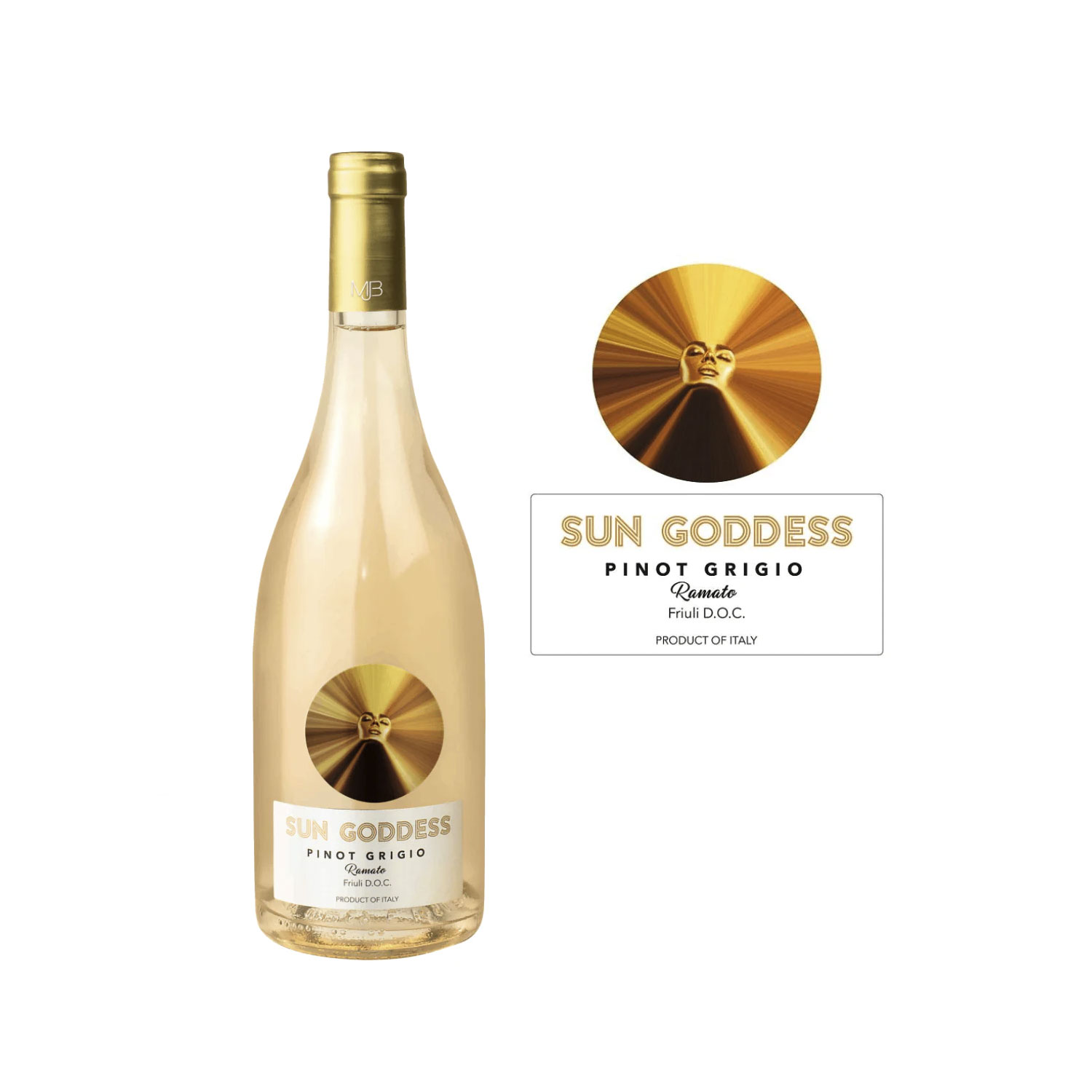 Sun Goddess by Mary J Blige Pinot Grigio Ramato 2021 (750 ml) - Image 2
